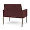 Lesro Mystic Lounge Reception Bariatric Chair, Bronze, RF Nebbiolo Upholstery ML1401 - alternate 3